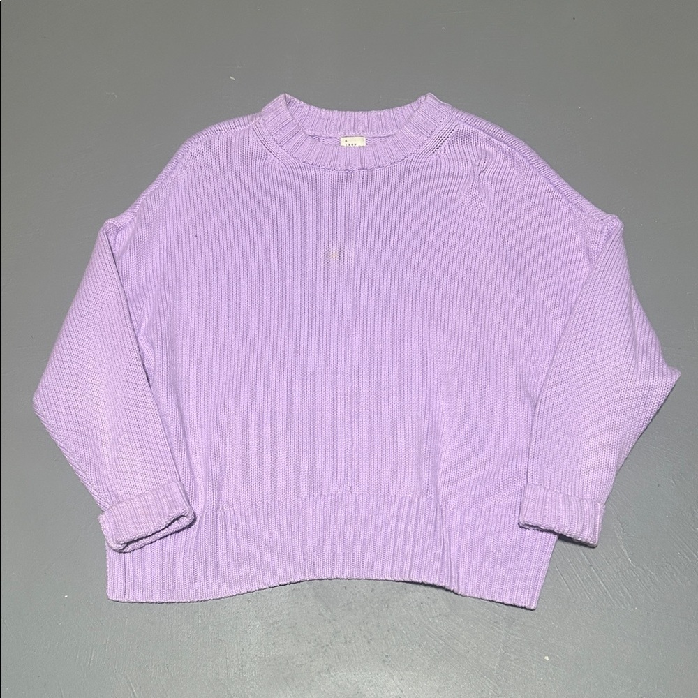 A New Day Purple Knit Heavyweight Sweater (Women’s XXL)